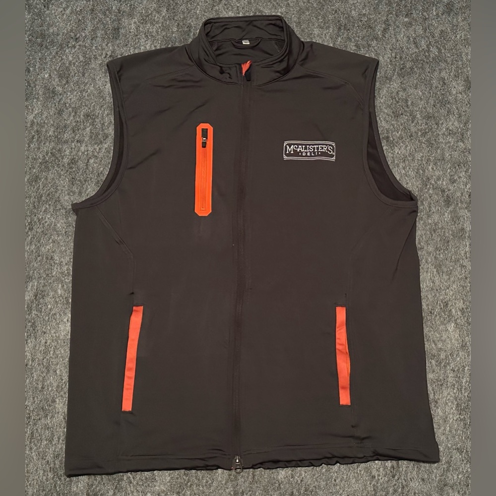 Women’s McAlister’s Deli Grey Employee Lightweight Performance Vest- Large